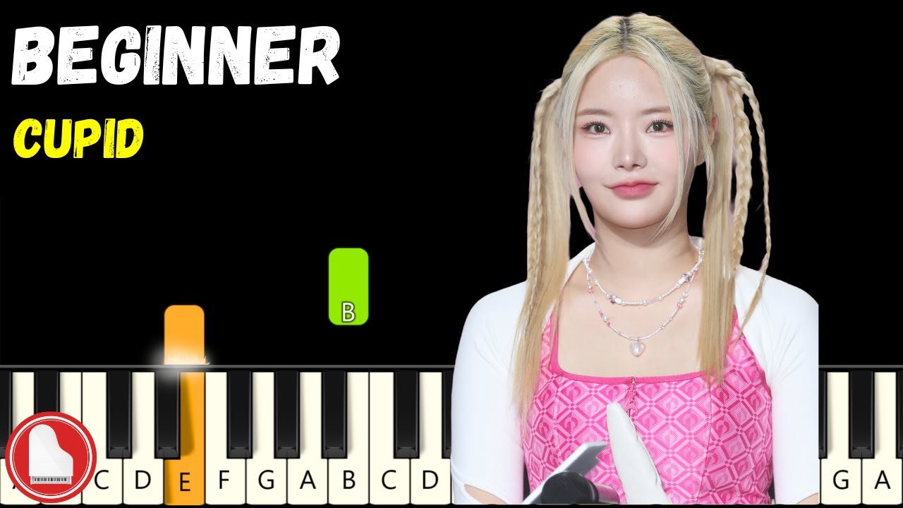 Cupid 💘 FIFTY FIFTY 💘 EASY Piano Tutorial (MIDI + Sheet Music)