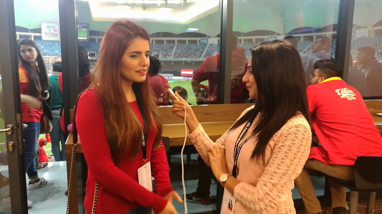 ISD United Ki Brand Ambassador Momina Mustehsan K Sath Sana Amjad Ki Khasusi Guftagu. Dubai Stadium