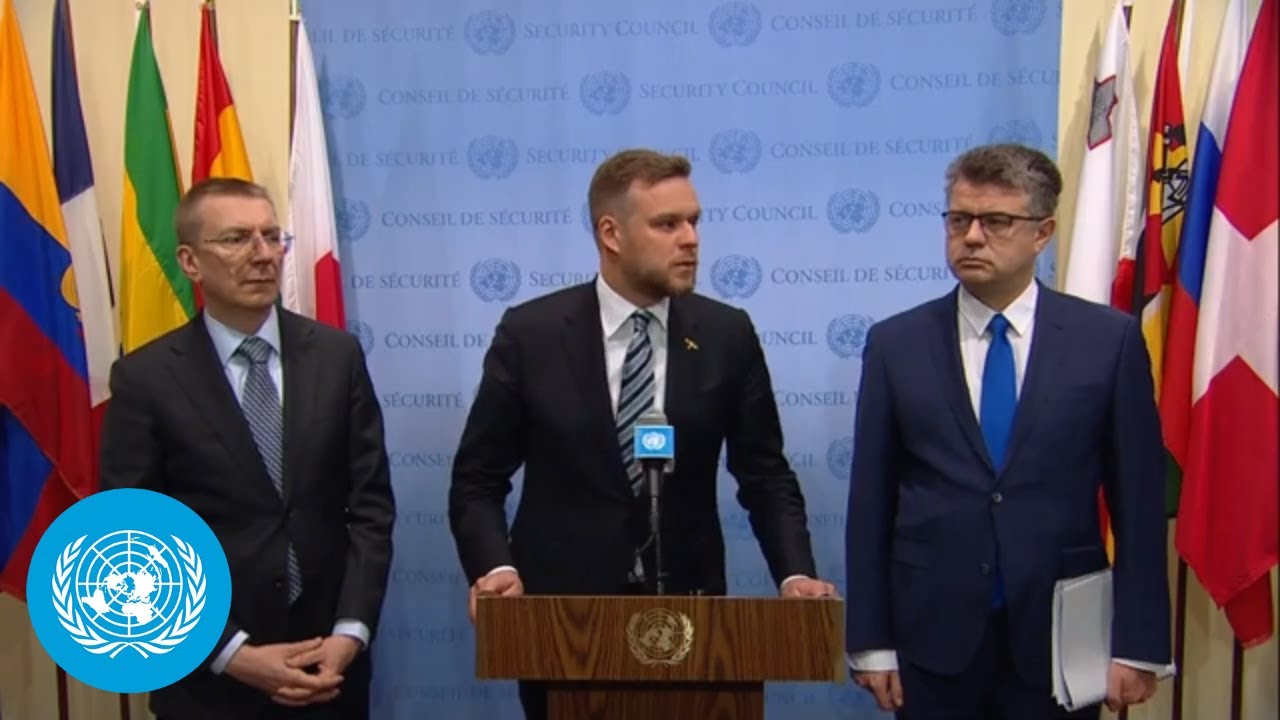 Estonia, Latvia & Lithuania on Ukraine - Security Council Media Stakeout