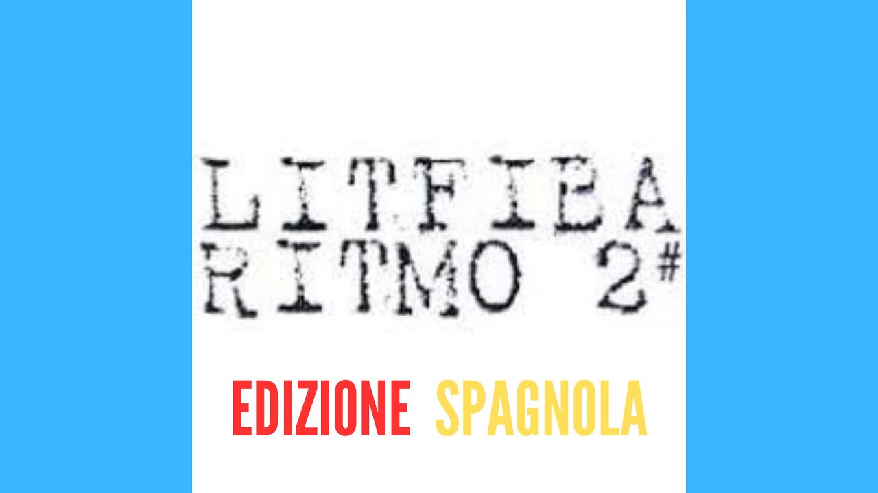 Litfiba - Ritmo #2 (in spagnolo)