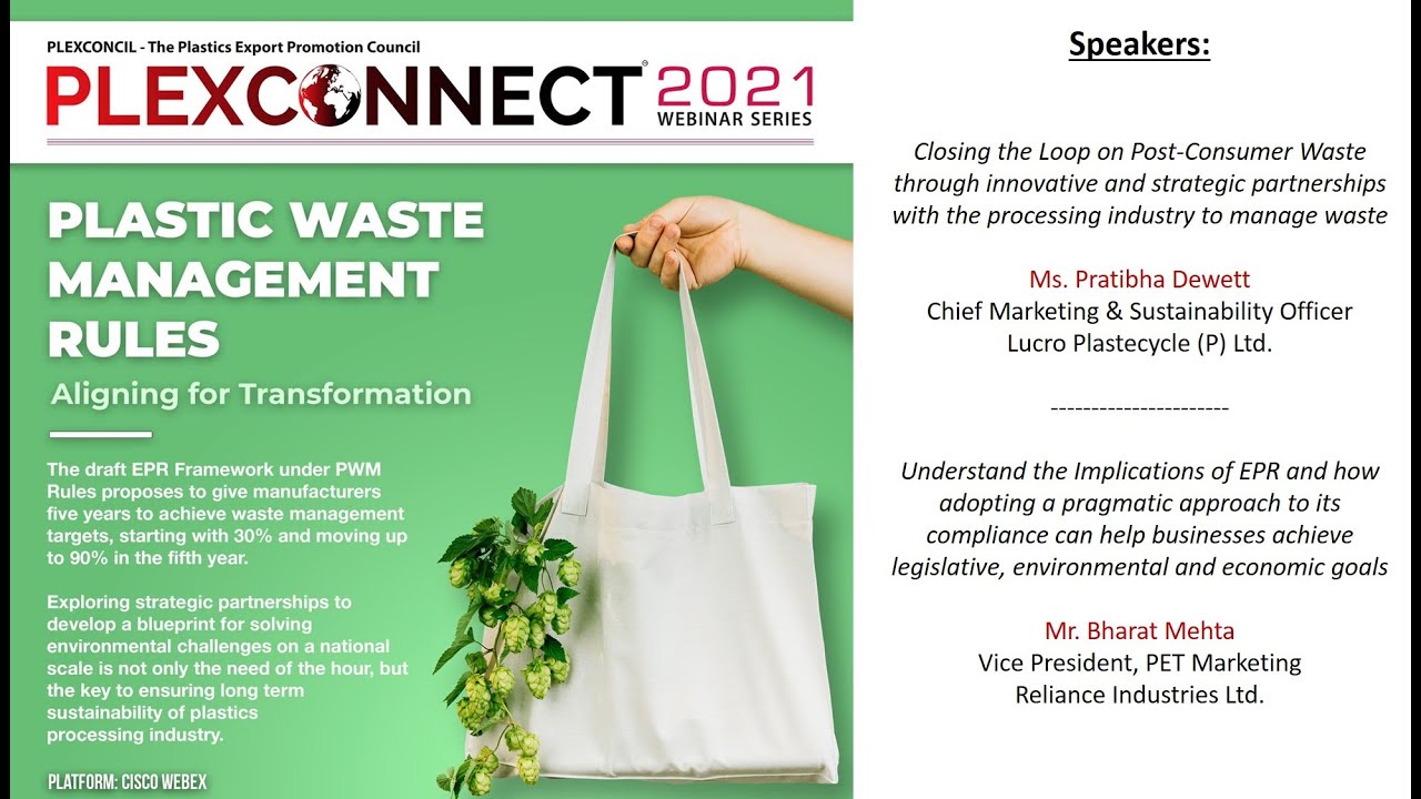 Webinar on Plastic Waste Management Rules