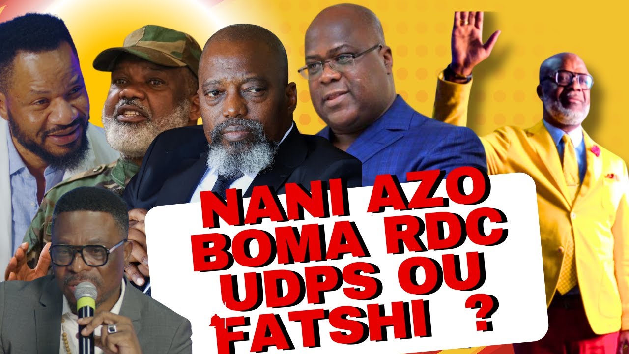 NANI AZO BOMA RDC,  Udps ou Fatshi ? Eric Kabongo à la barre