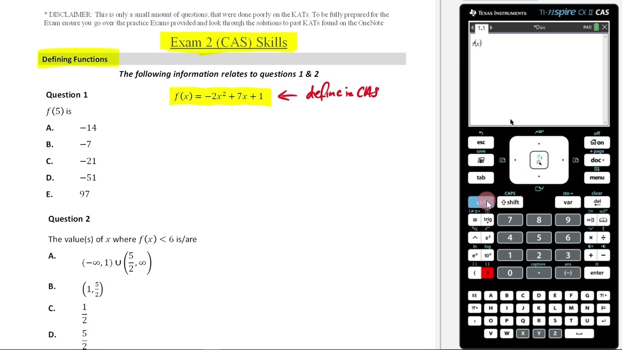 11   CAS   define Functions
