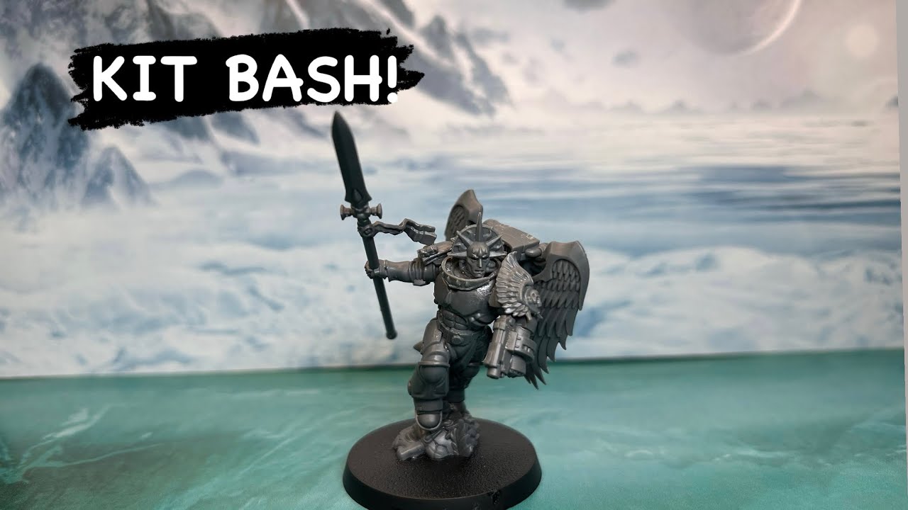 Kitbashing Warhammer 40K Blood Angels Sanguinary Guard