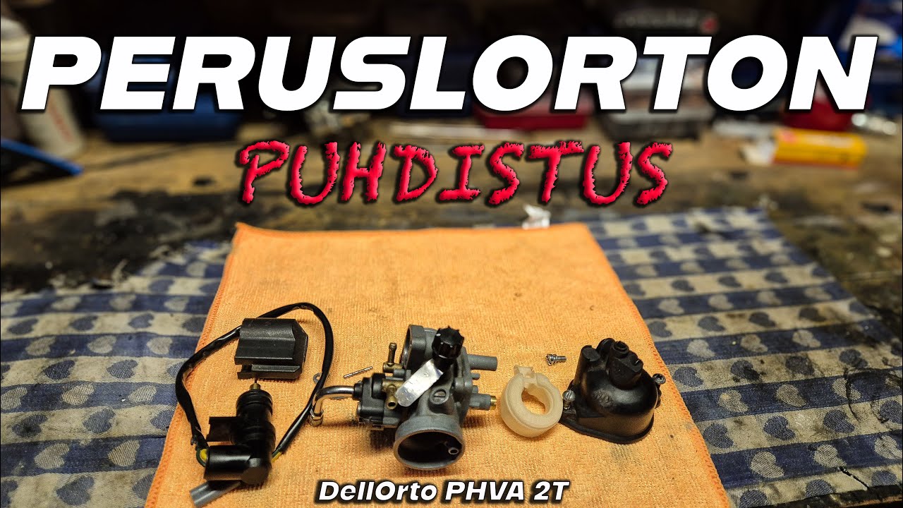 Tukkoisen 2T-kaasarin puhdistus