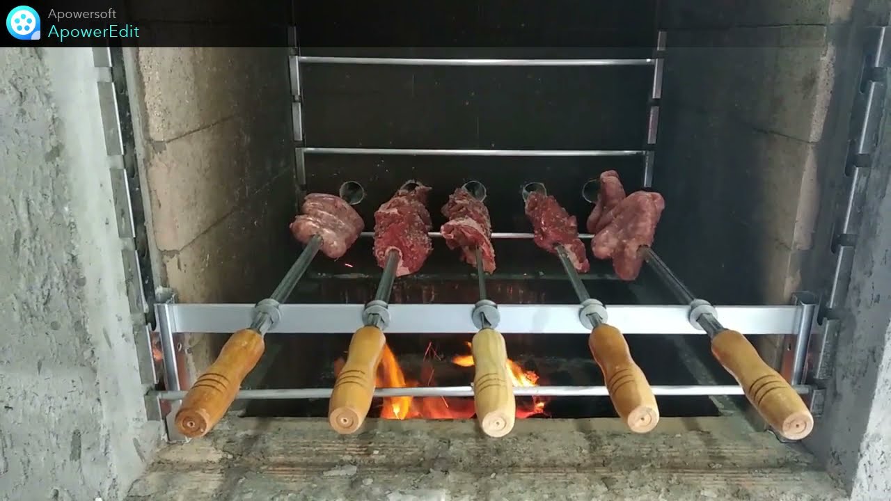 Churrasqueira rotativa fabrique você mesmo