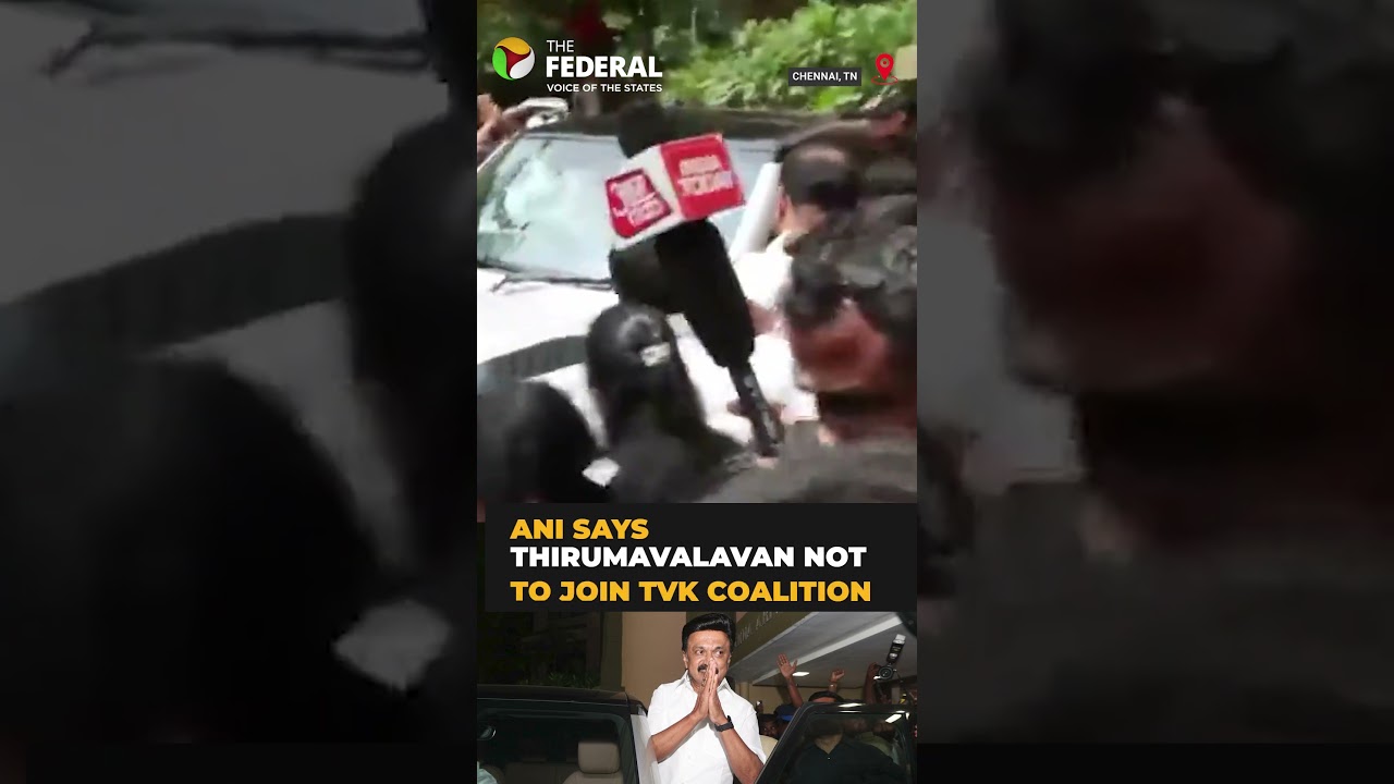 MK Stalin meets Thirumavalavan, Left leaders at DMK HQ; VCK not to join TVK coalition | #shorts