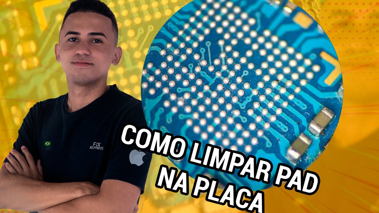 COMO LIMPAR PAD NA PLACA // PREPARAR PLACA PRA COLOCAR CI