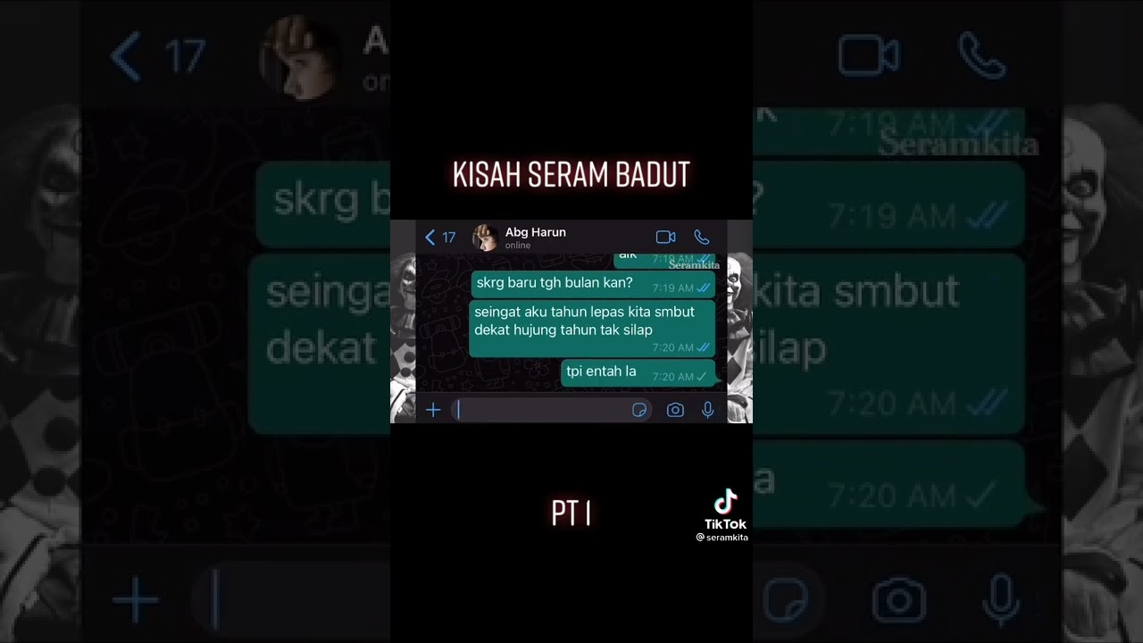 kisah seram badut part 1