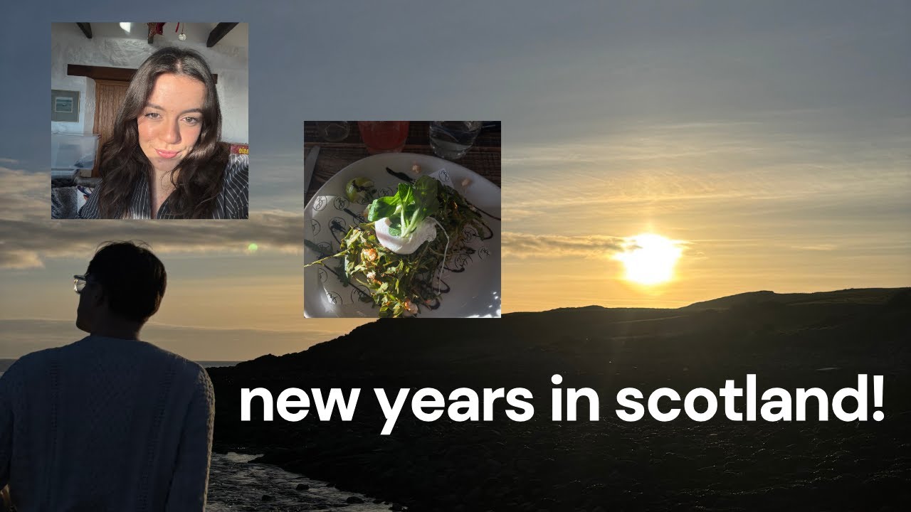 a cosy new years in scotland + my 2026 vision board and goals