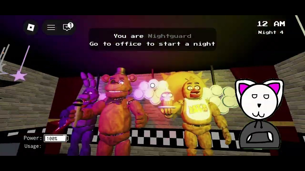 Jugando Fnaf multyplayer con Rafa parte 1 y 3 en su cuenta @Rafa72-xrp #fnaf #roblox #colab #0likes 