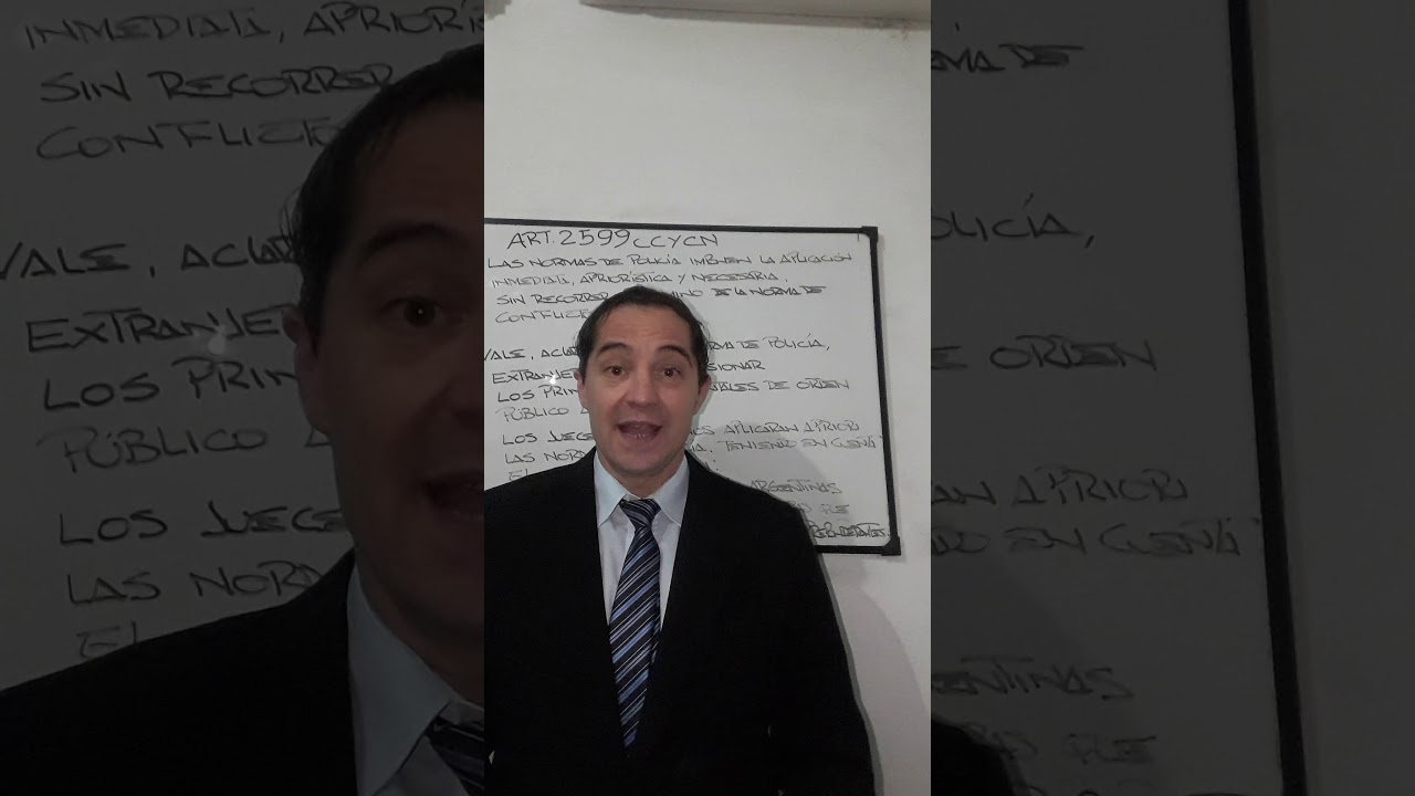 DIPr NORMAS DE POLICÍA (Derecho internacional privado)