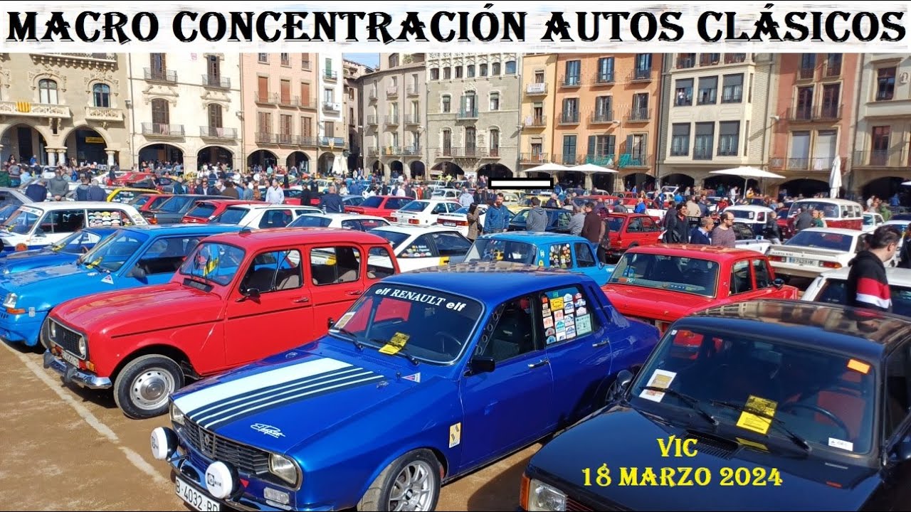 ✅️Macro concentración autos clasicos 1940-92 en Vic. Classic Cars. Cars and coffee.