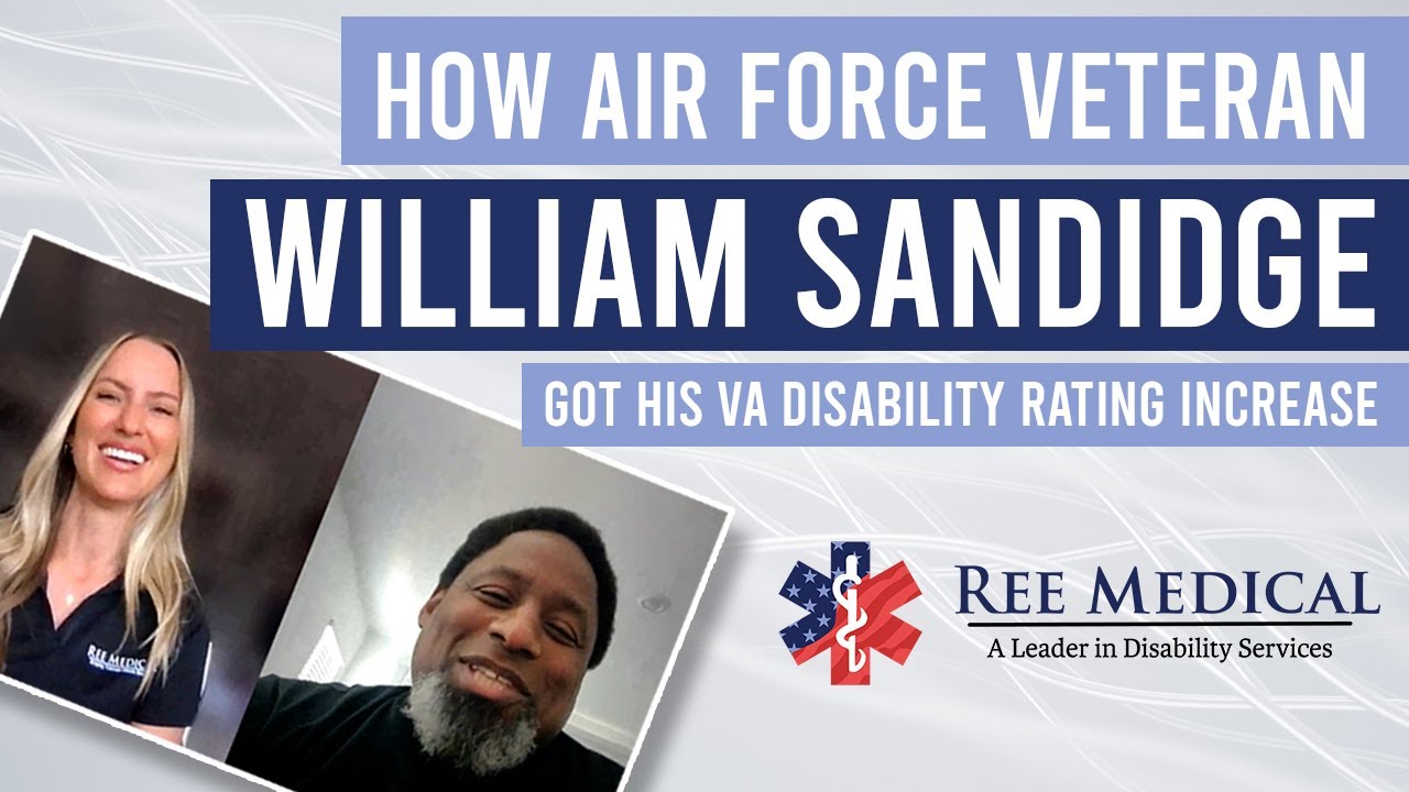 How Air Force Veteran William Sandidge Got His VA Disability Rating Increased