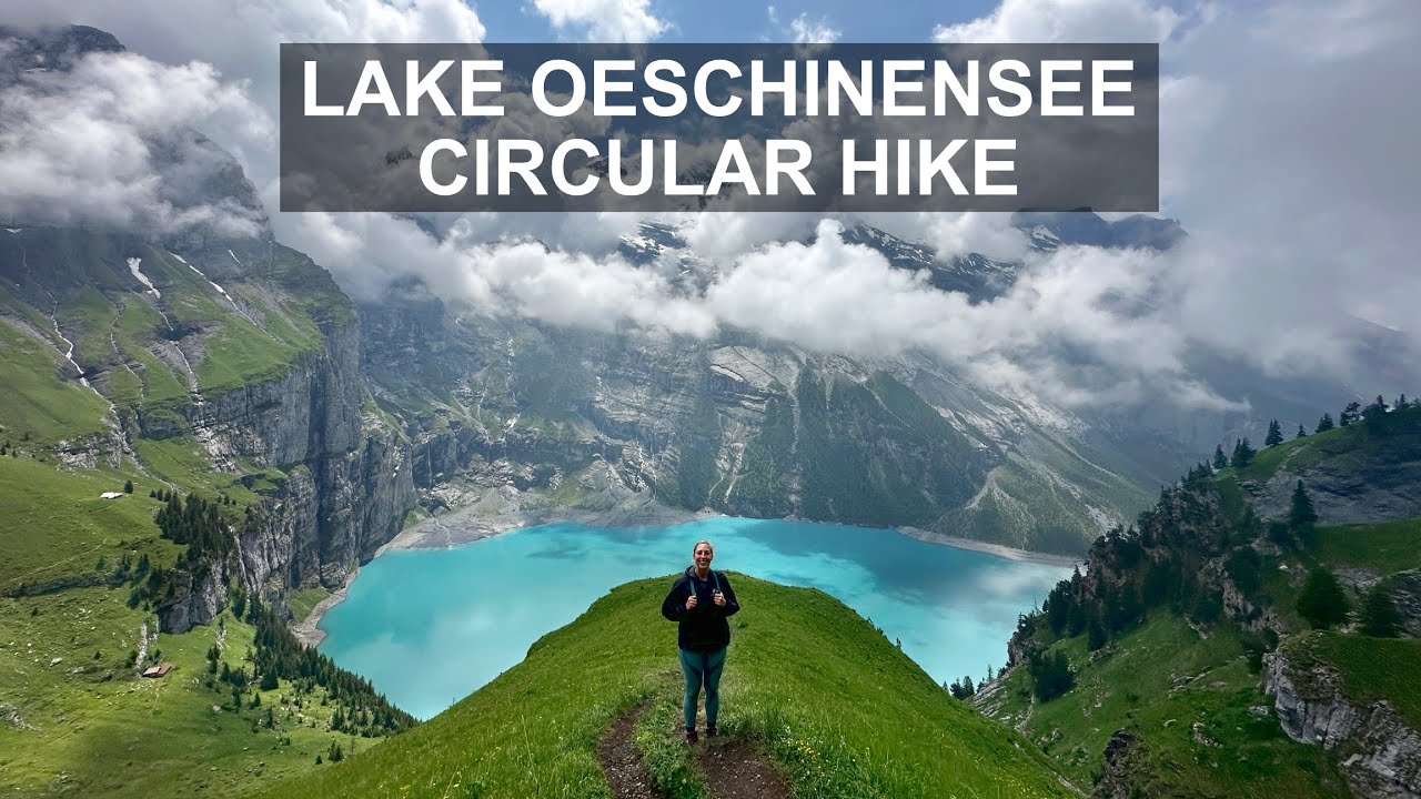 Lake Oeschinensee Circular Hike / Oberb&auml;rgli Hike in Switzerland! 4K