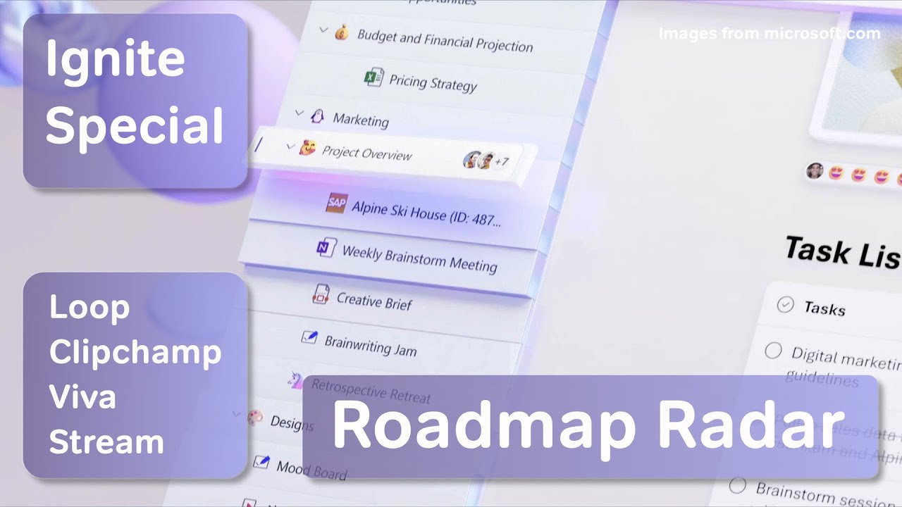 Roadmap Radar Special - Ignite 2021 | Loop, Clipchamp, PowerPoint, Stream and Viva