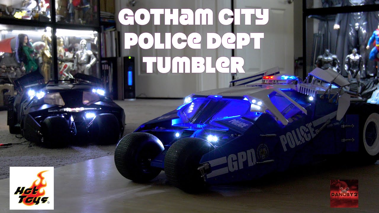 Custom Hot Toys Gotham City Police Dept Batmobile 2016 Batman Tokyo Japan Expo Review
