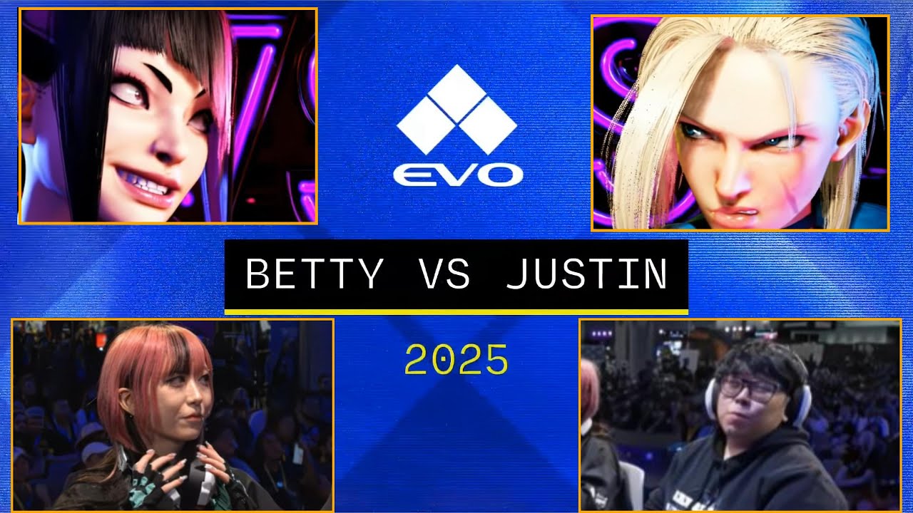 SF6 EVO 2025 OG HUNT &ndash; Betty (Juri) vs Justin Wong (Cammy) | Full Exhibition Match