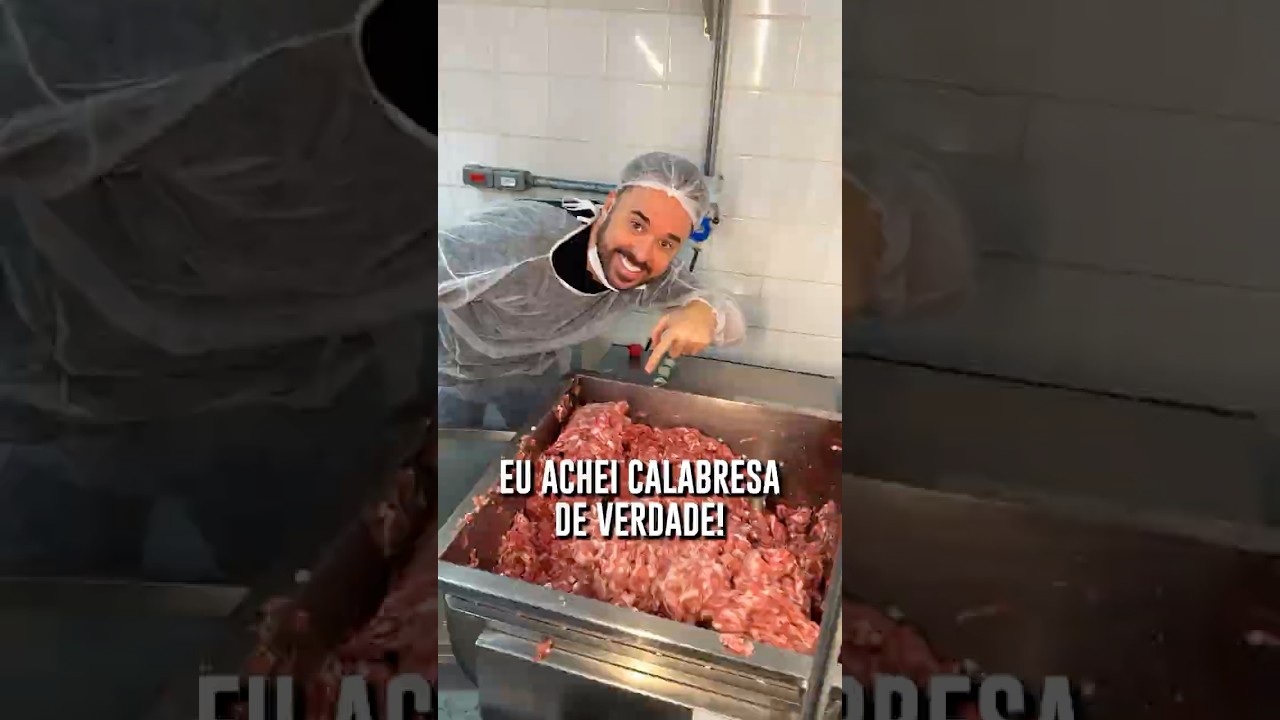 Eu achei calabresa de verdade!