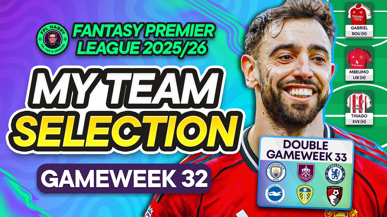 MY FPL 32 TEAM SELECTION! 📱 Could I Change Strategy... 🍟 | Fantasy Premier League Tips 2025/26