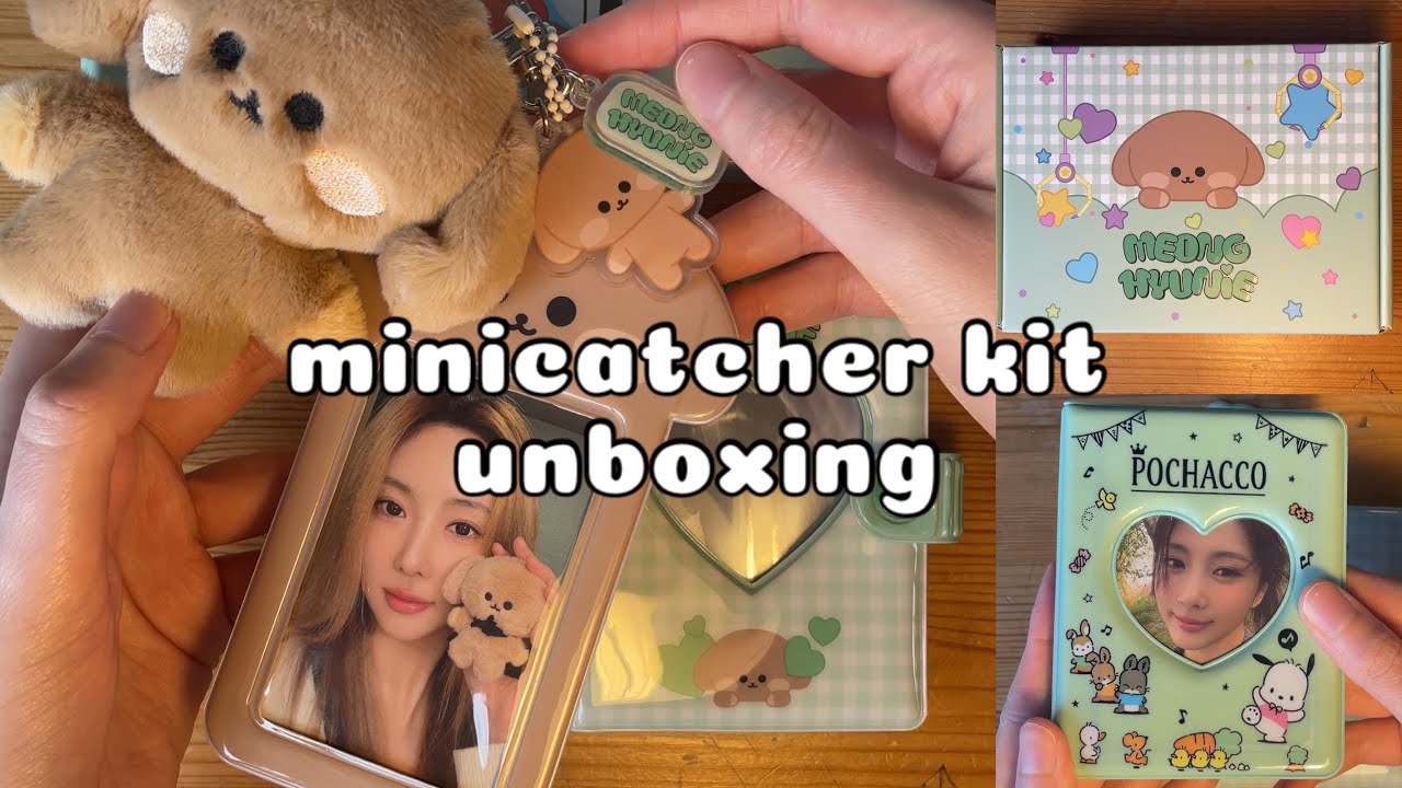 [썸냐로그] Dreamcatcher (드림캐쳐) Minicatcher Kit unboxing + pochacco collect book ♡