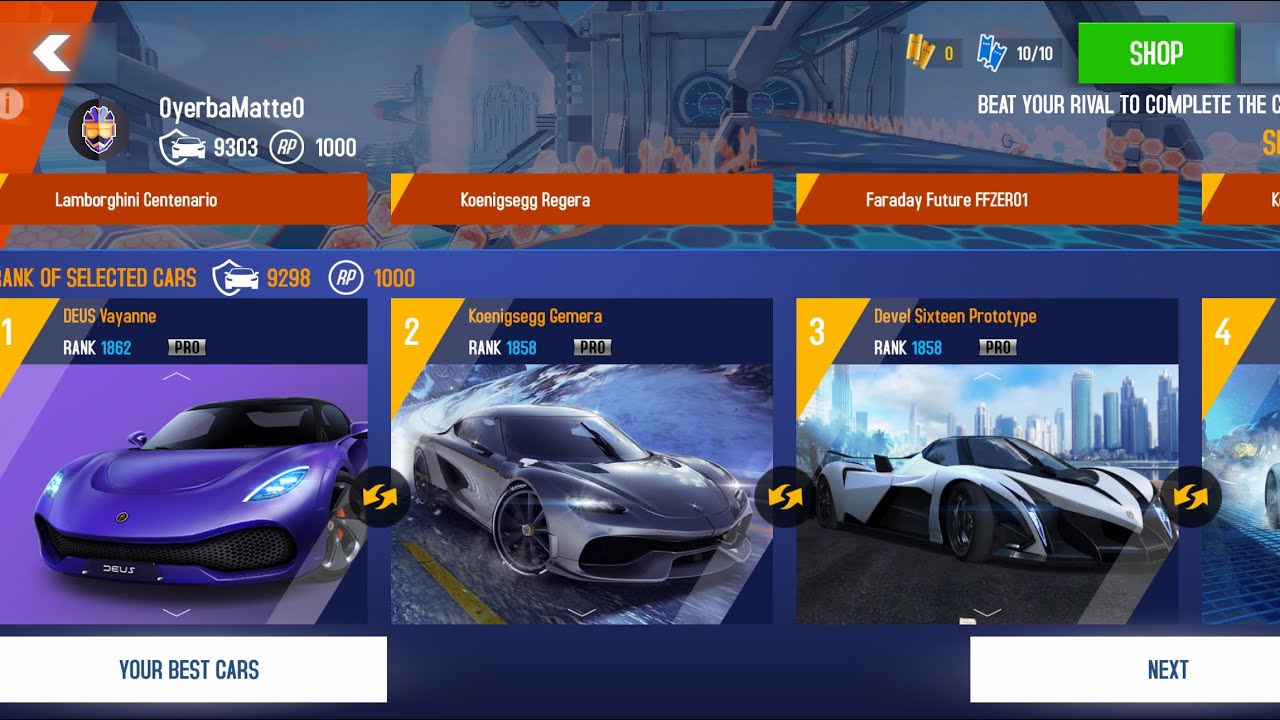 Asphalt 8, New Lineups Gauntlet Races💪🔥