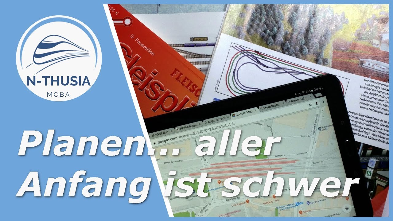 Gleisplanung – Ideen sammeln und vorbereiten | Schreibtisch Modellbahn Spur N