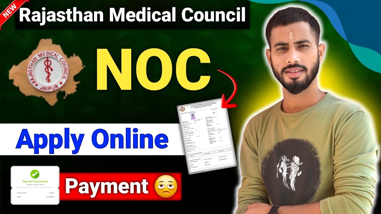 RMC NOC Online apply | Rajasthan Medical Council NOC Registration