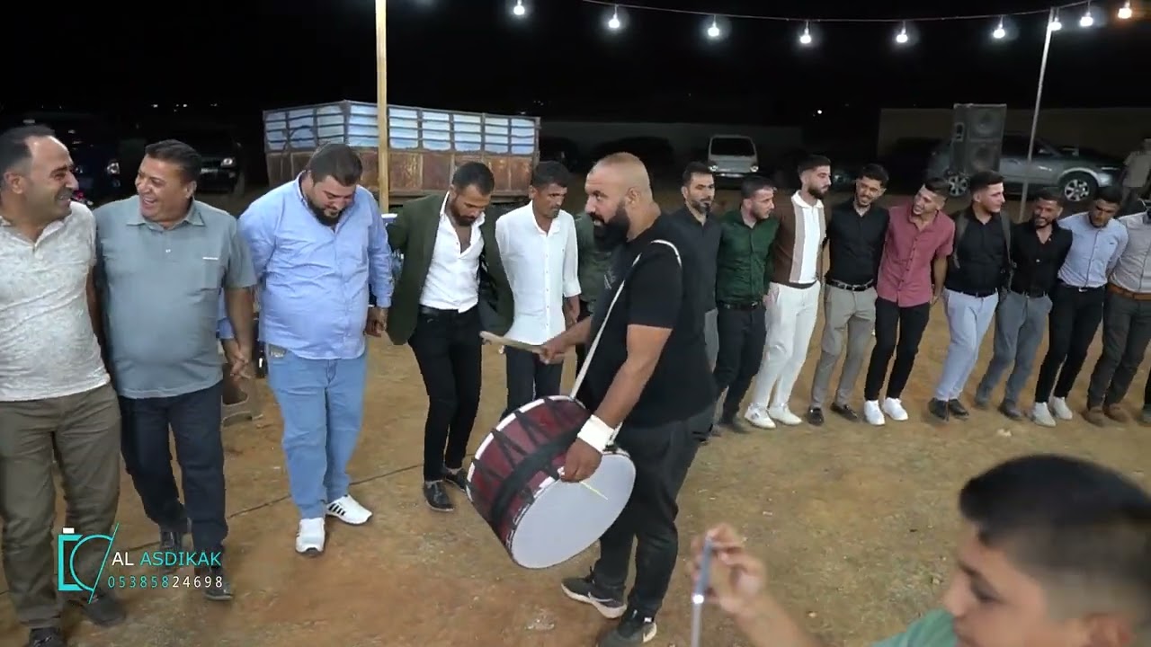 الفنان خالد ابراهيم من حفلة قرية الشيخ علوان الفرح الشيخان العريس واليد