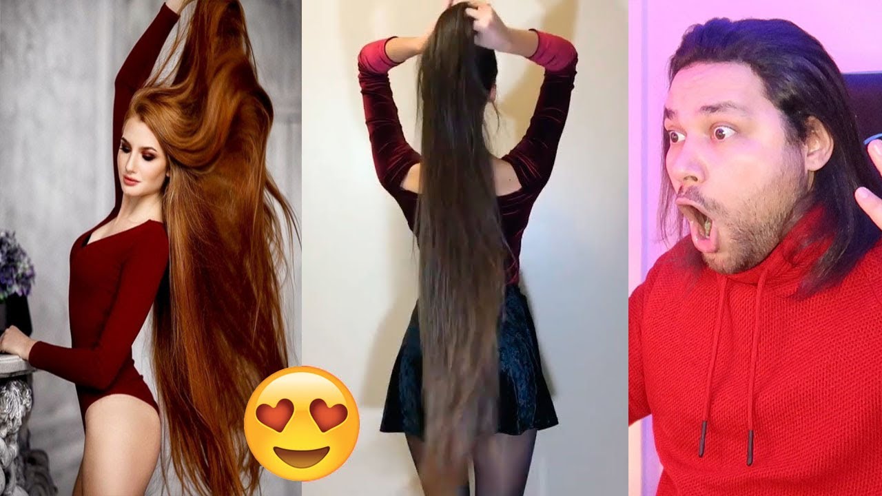 تحدي اطول شعر بنات بلعالم  😱  !! حلم كل بنت 🥰