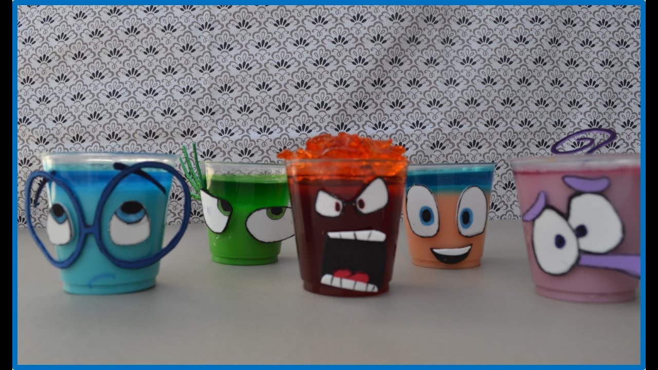 | Gelatinas de intensamente | inside Out Jello | Snacks
