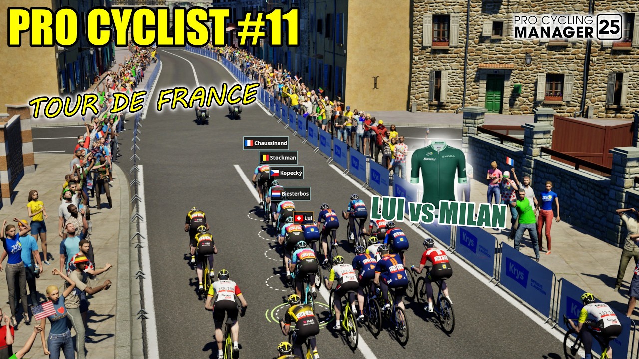 PRO CYCLIST #11 / LUI vs MILAN CHI VINCERÀ LA VERDE? / PRO CYCLING MANAGER 25 / Gameplay / ITA