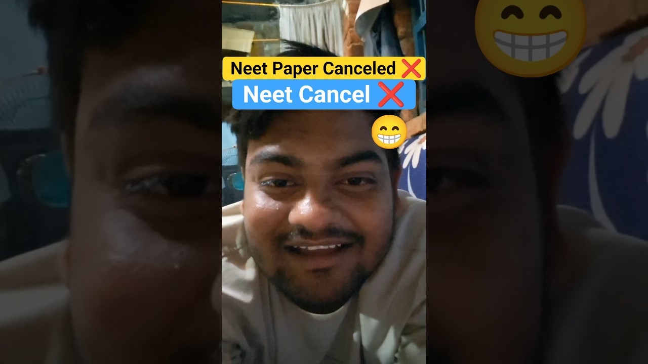 Neet Paper Cancel  ❌️😀 #neet #neetpaperleakcase #neetpaper #neet2026 #shorts #ytshorts #nta