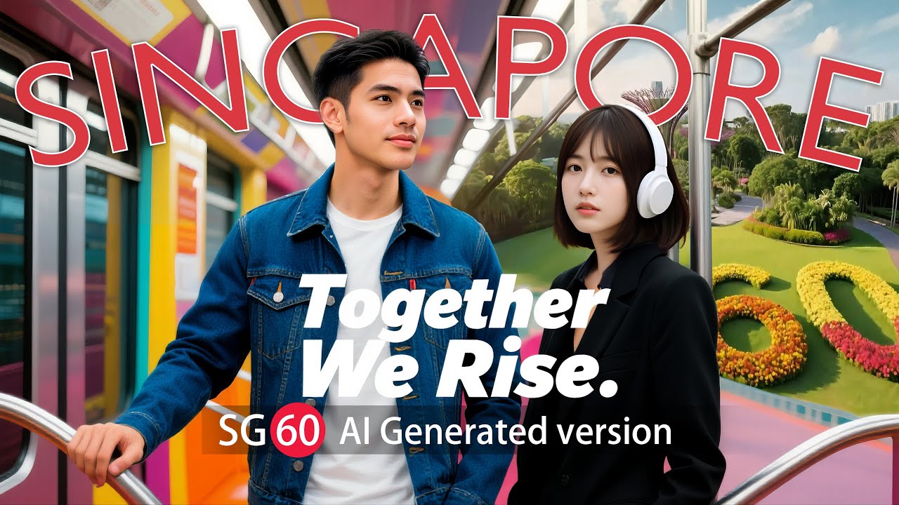 SG60 -Together We Rise  (AI MUSIC VIDEO 2025)