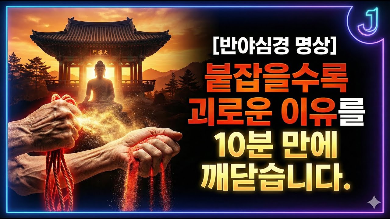 잡고 싶을수록 멀어지는 것들… 10분만에 깨달은 비밀 [반야심경 명상]