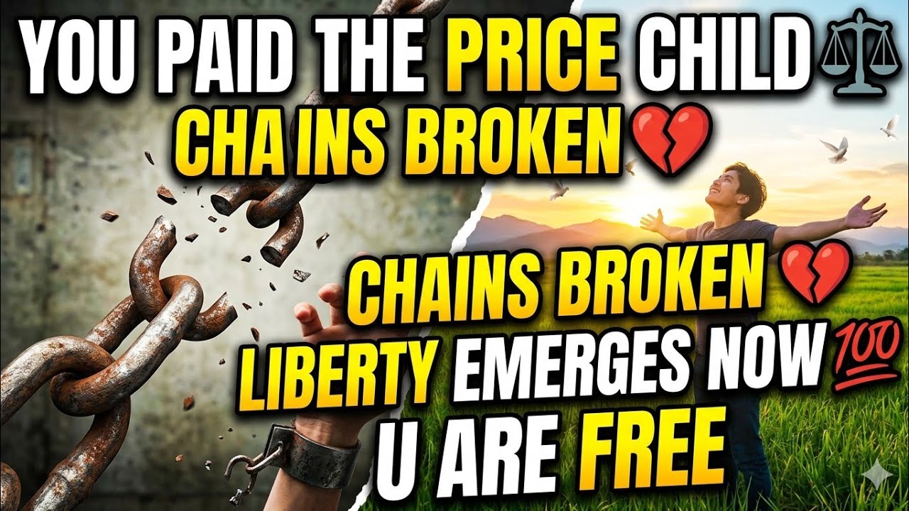 YOU PAID THE PRICE CHILD⚖️CHAINS BROKEN💔LIBERTY EMERGES NOW💯U ARE FREE🤑