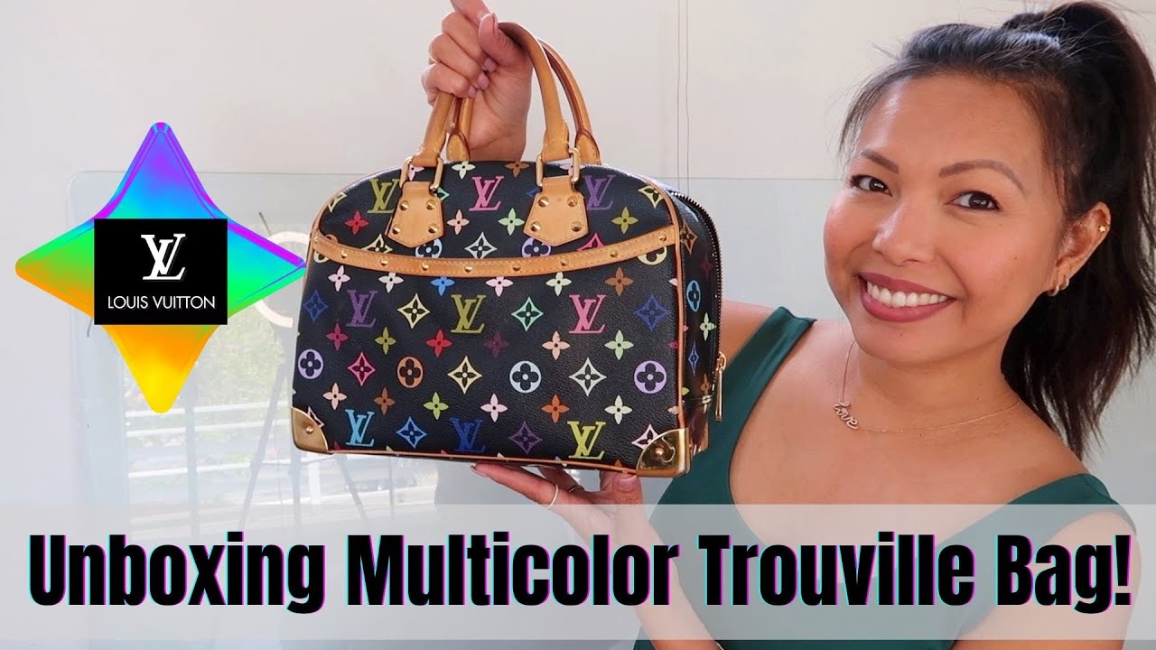 Unboxing my Unicorn Bag! 🦄🦄 The Louis Vuitton Multicolor Trouville 🌈
