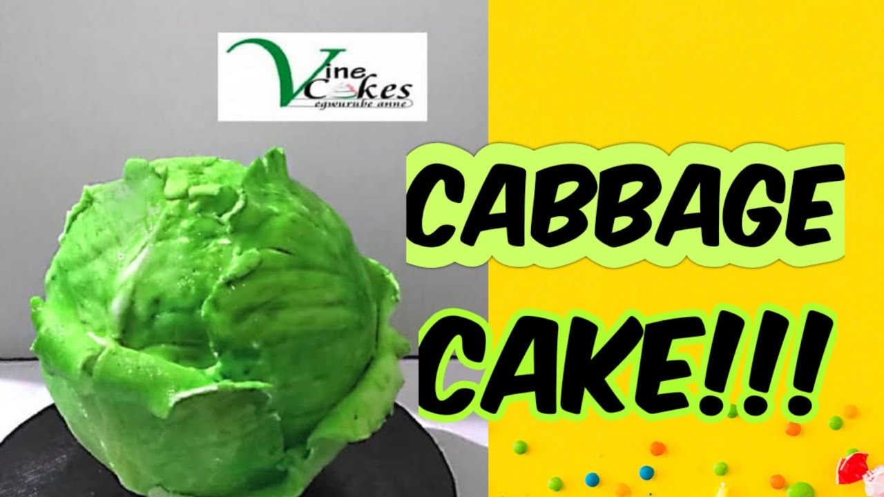 How to make a cake and decorate with cabbage fondant in 2020 | how to make edible paint for fondant