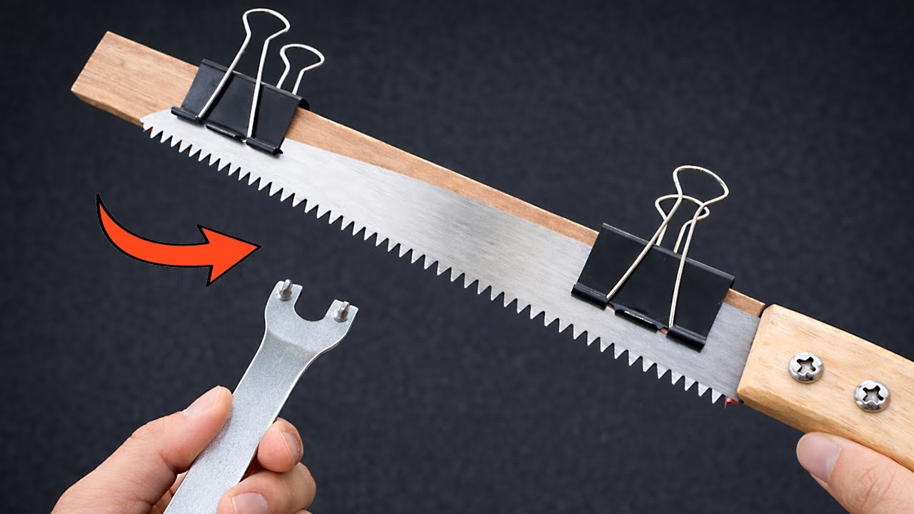 How to Sharpen a Saw Blade to Razor-Sharpness – Quick, Simple, and Effective!