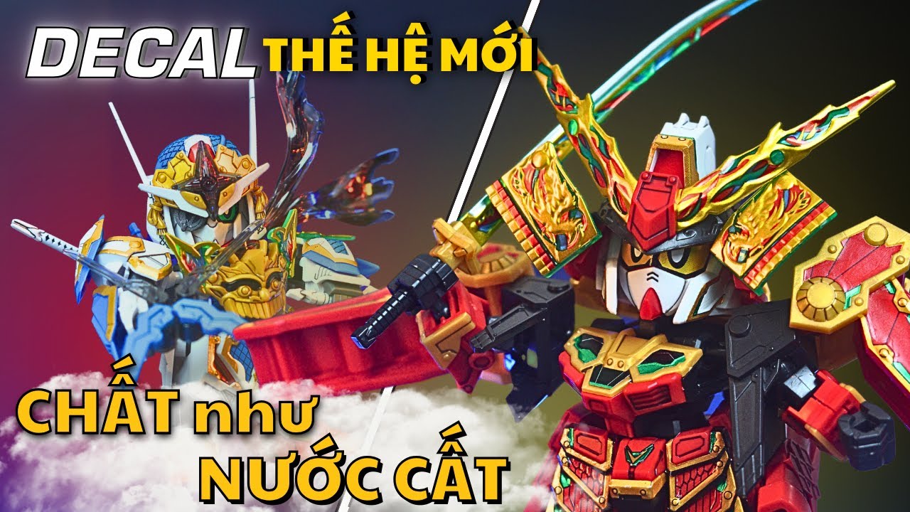 Mô hình KHÔNG CẦN DÁN DECAL | Lắp ráp SD 78th GUNDAM MUSHA và AERIAL ONMITSU | SD Gundam Kiragahane