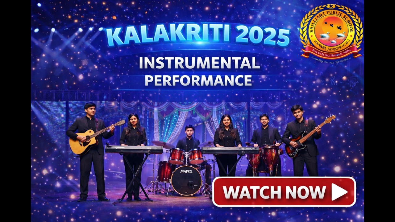 Kalakriti 2025 | Instrumental Performance | Brilliant Public School Annual Function