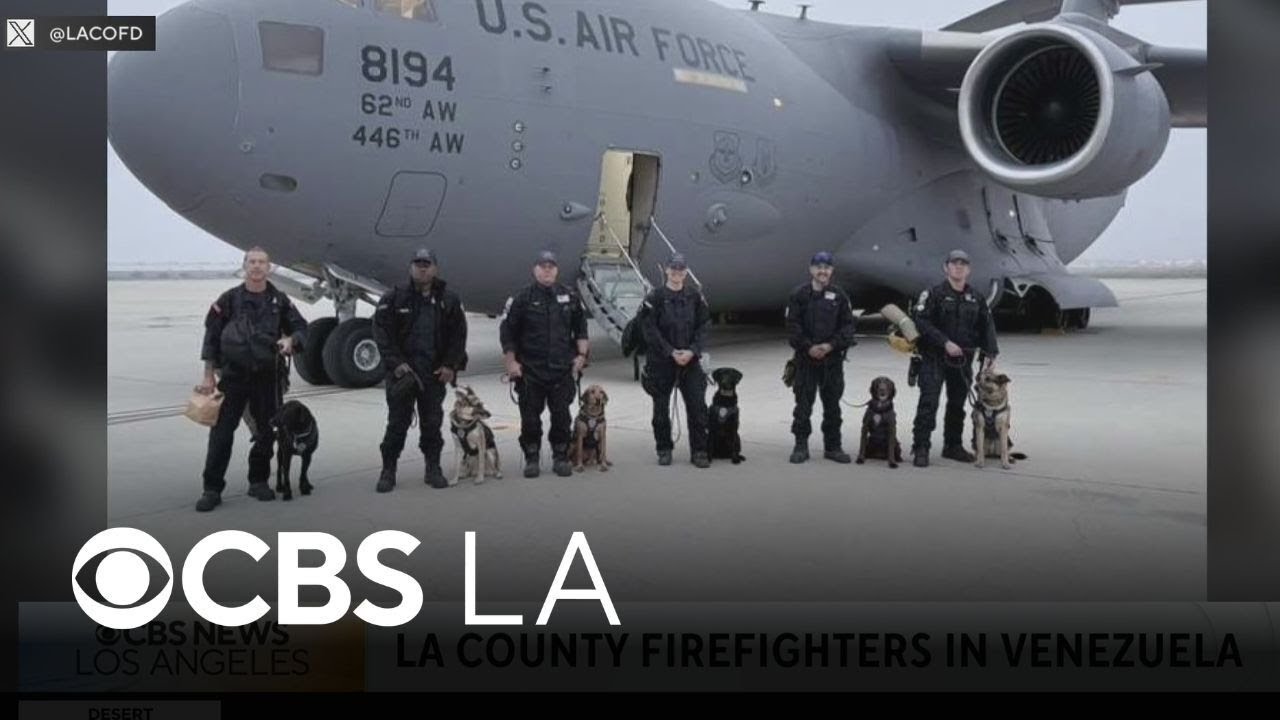 Los Angeles County Fire Department sends help to Venezuela earthquake recovery