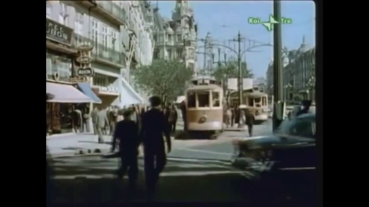 Elétricos no Porto - 1956