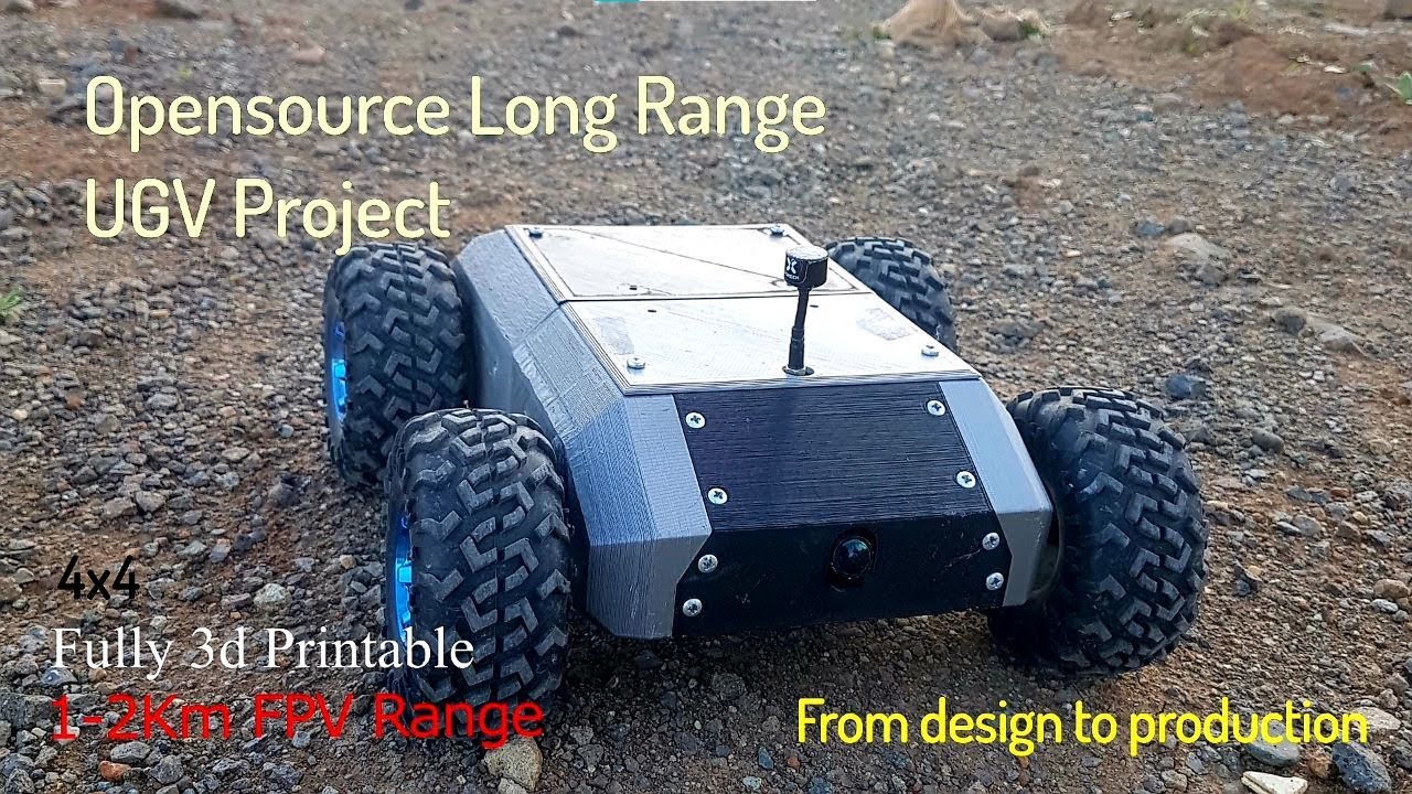 Open RC FPV Long Range UGV Project