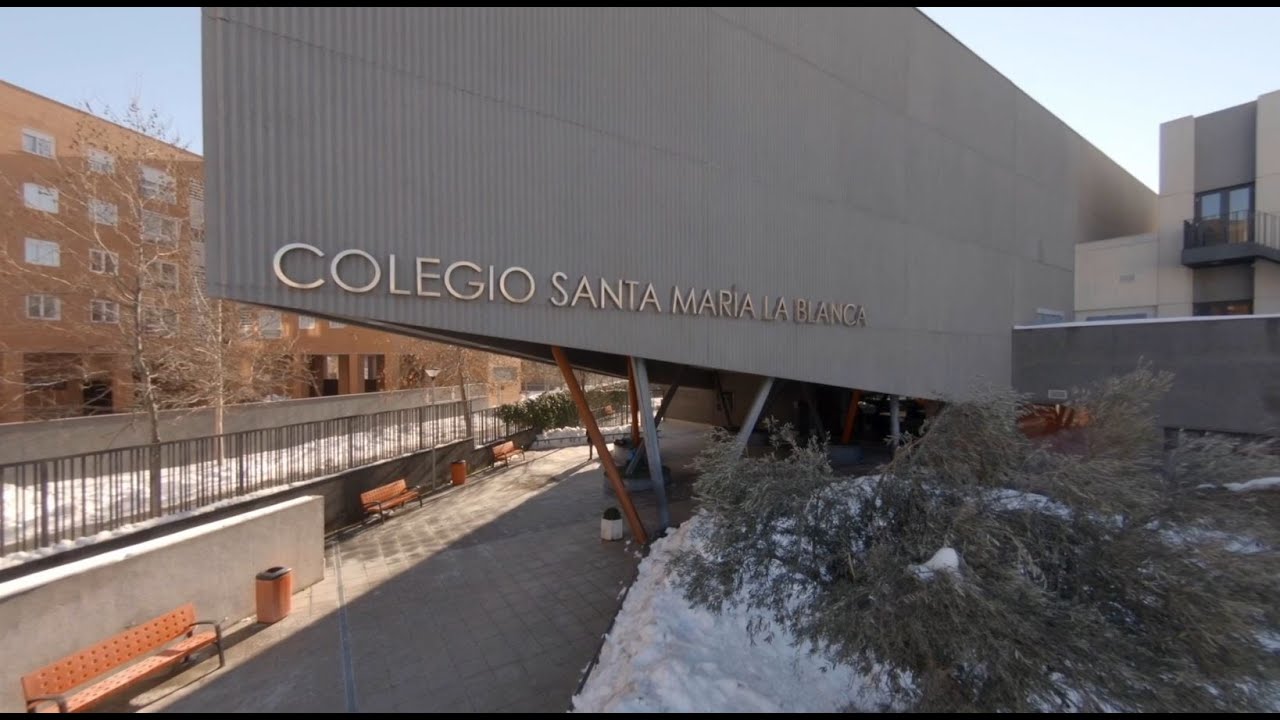 Colegio Santa María La Blanca - La gran nevada III - www.livingdrone.es