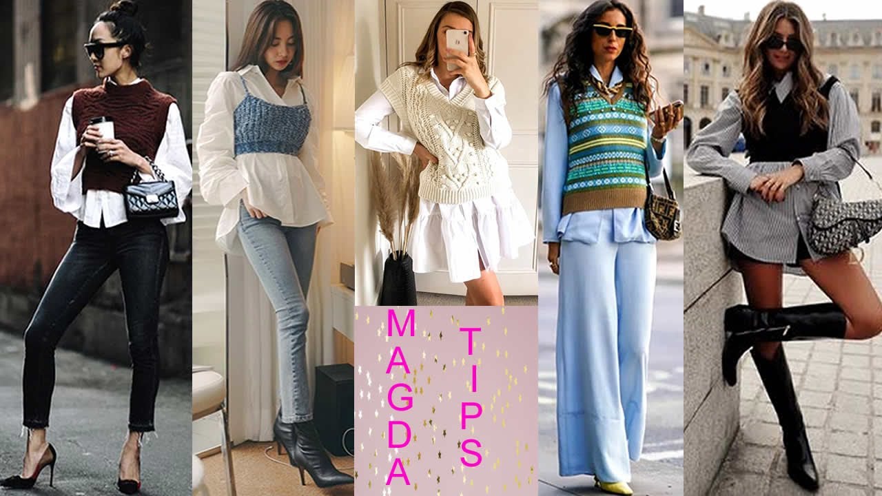 CHALECOS EN TENDENCIA DE MODA EN TUS LOOKS 2021