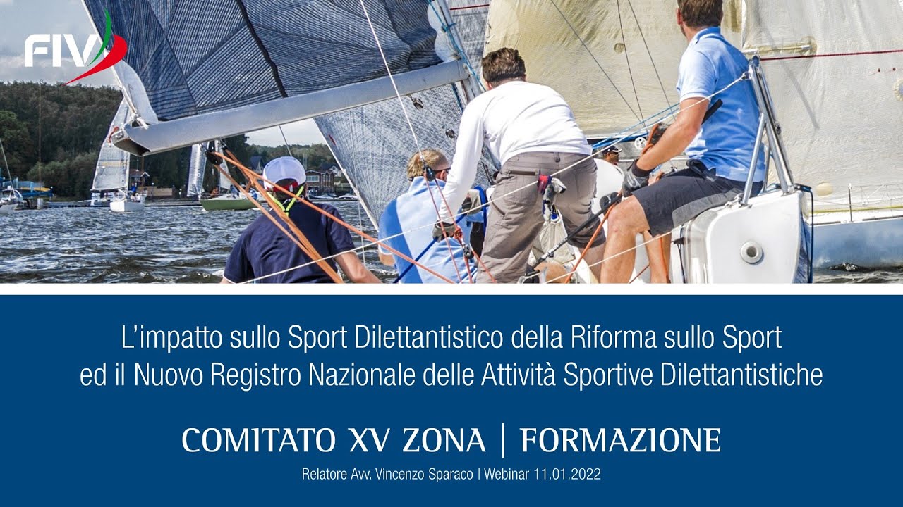 WEBINAR | L’impatto della Riforma sullo Sport ed il nuovo Registro Nazionale delle attività sportive