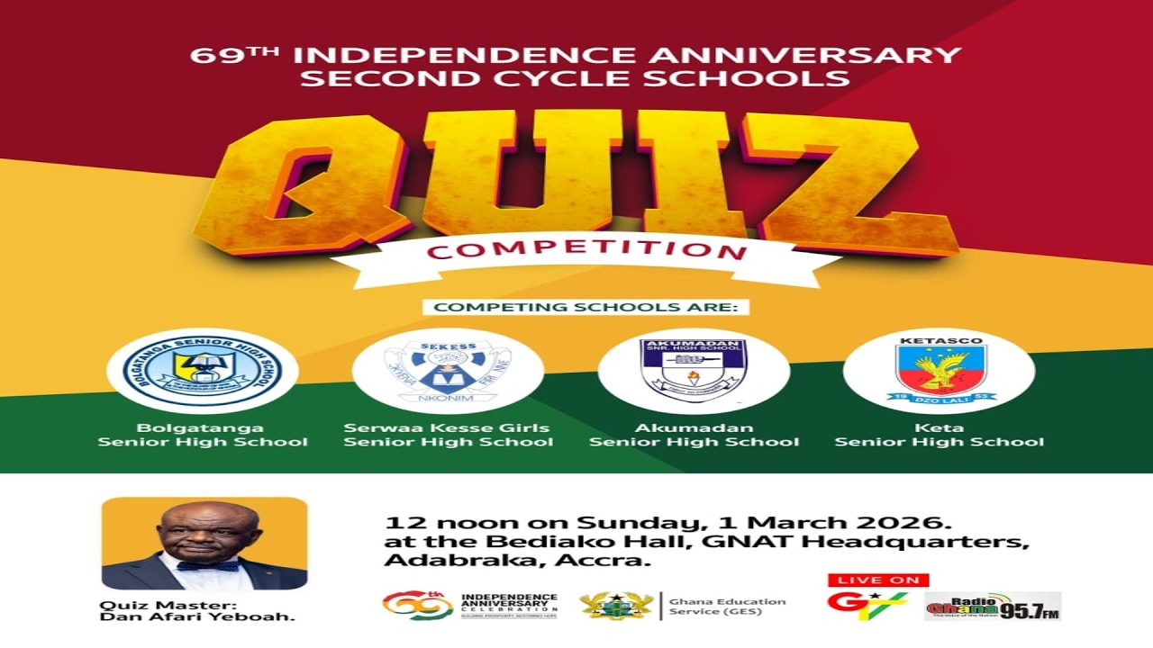 69th Independence Anniversary Second Cycle Schools Quiz Competition || 1st March 2026.
