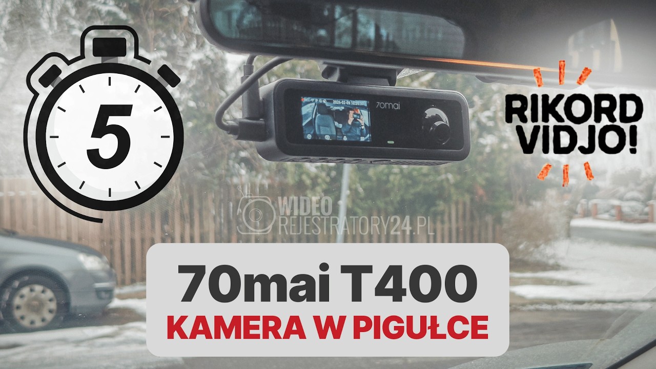 Kamera samochodowa 70mai T400 w pigułce