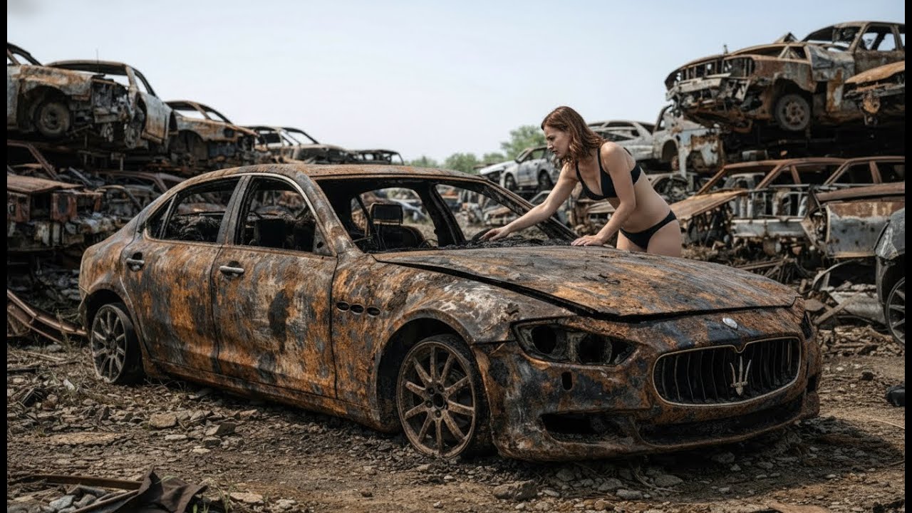 ASMR Car Restoration | Full Restoration of Burnt 2006 Maserati Quattroporte